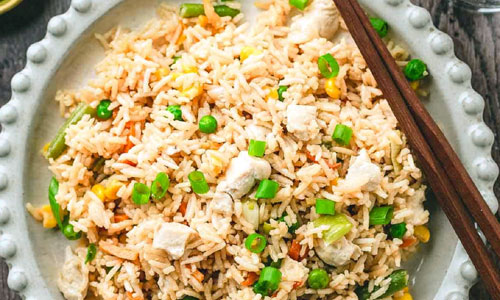 Teriyaki Rice Classic with tofu and vegetables